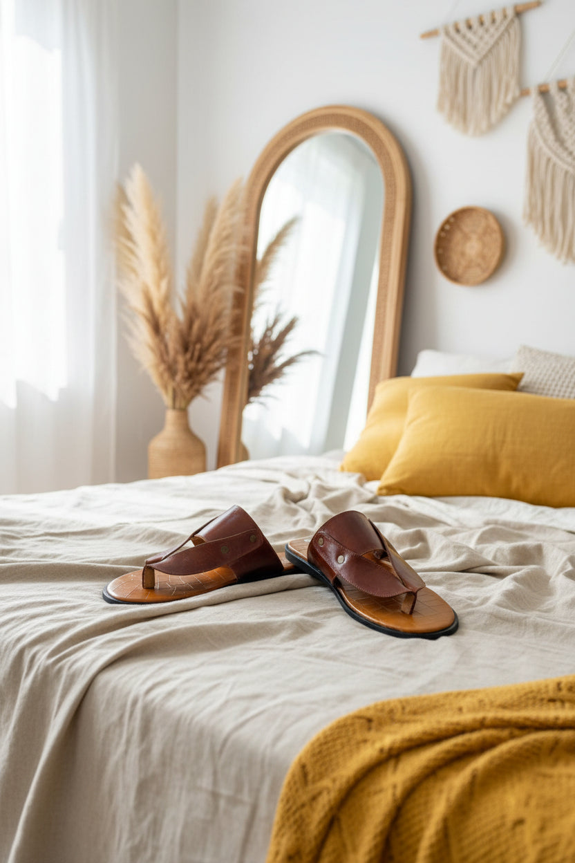 Kawseera – Hookaura Men’s Handcrafted Leather Sandals