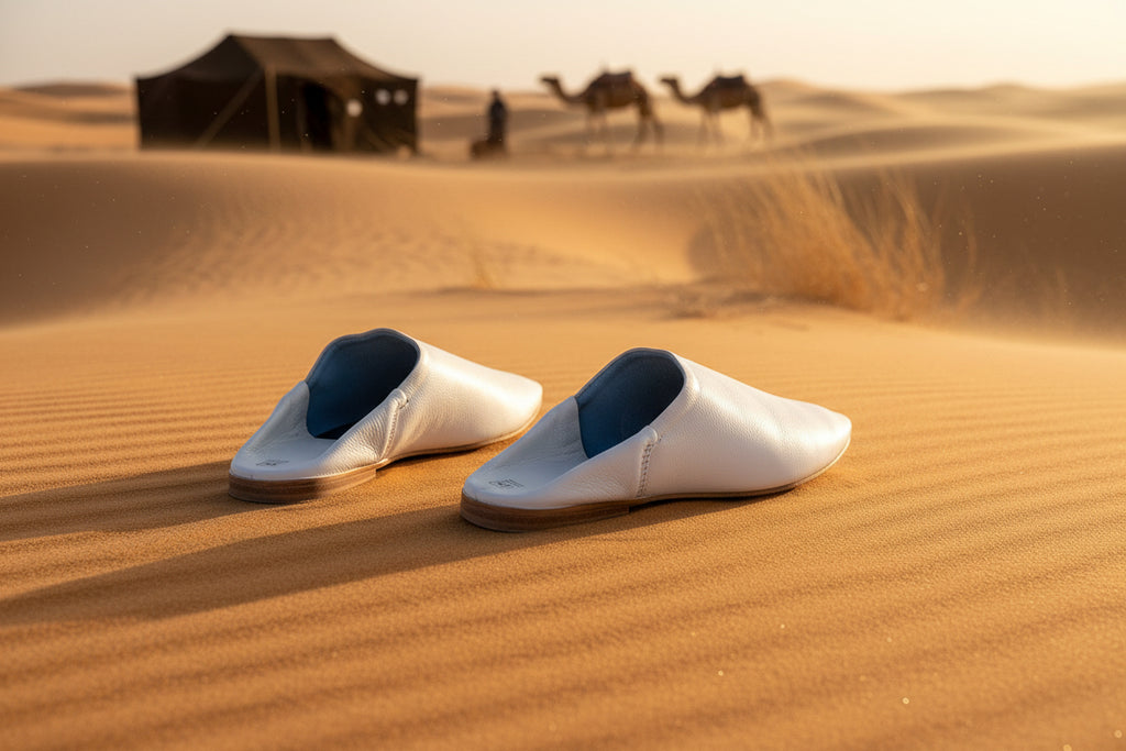 Kawseera Auraline – Men's Handcrafted Leather Moroccan Babouches