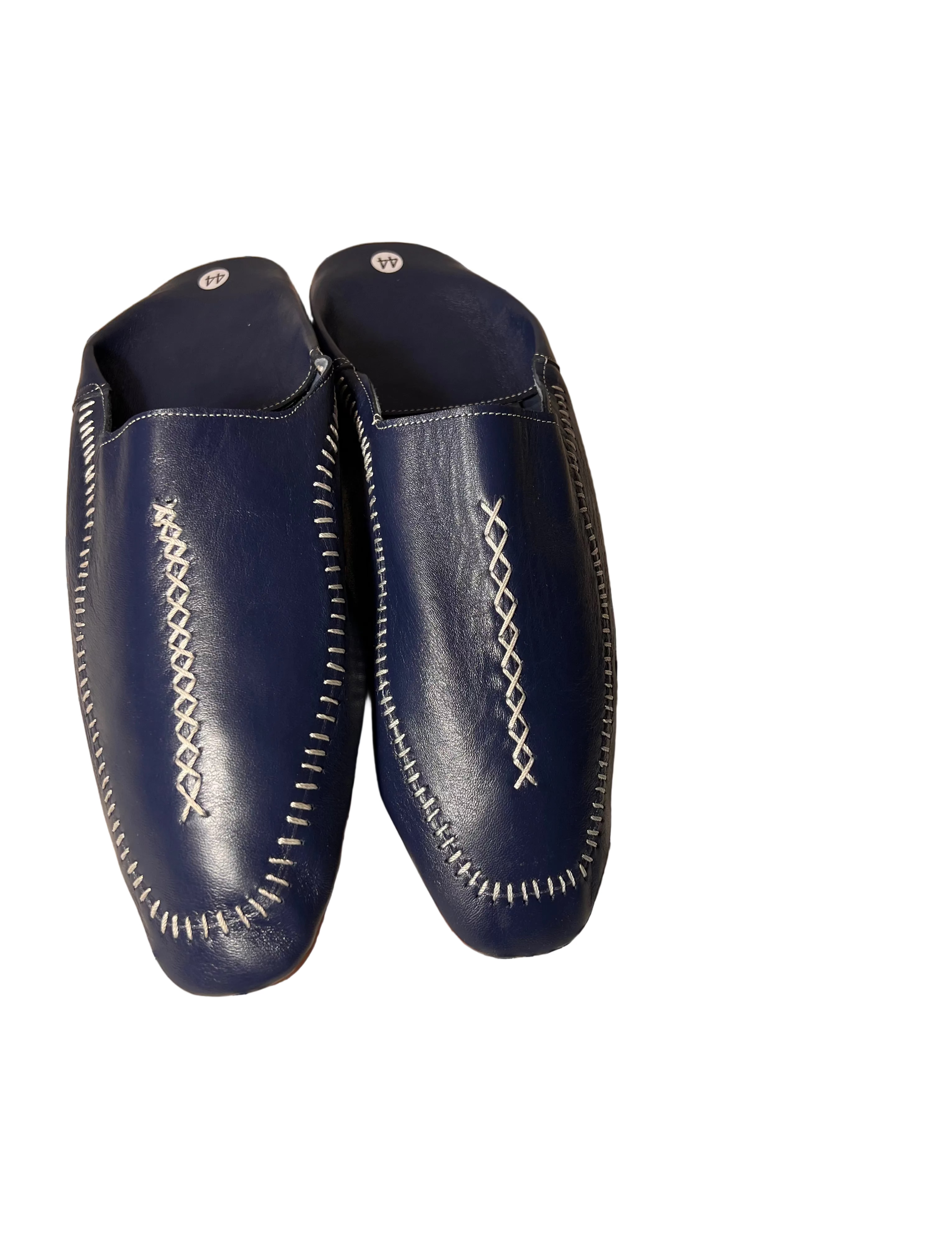 Kawseera Cendros – Men's Handcrafted Leather Moroccan Babouches