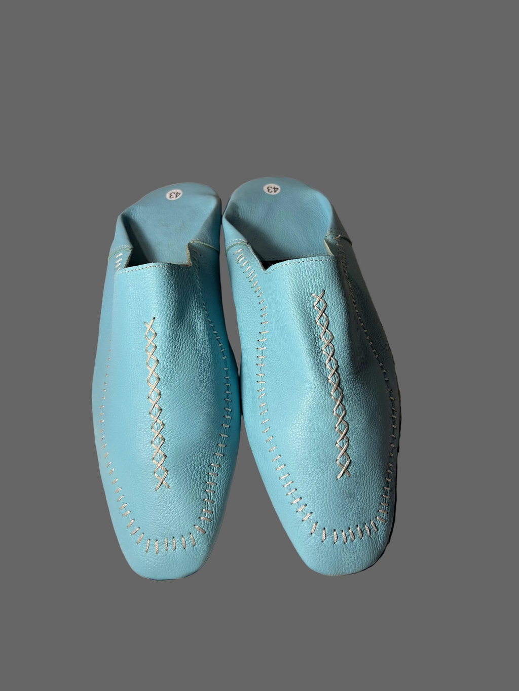 Kawseera Cendros – Men's Handcrafted Leather Moroccan Babouches