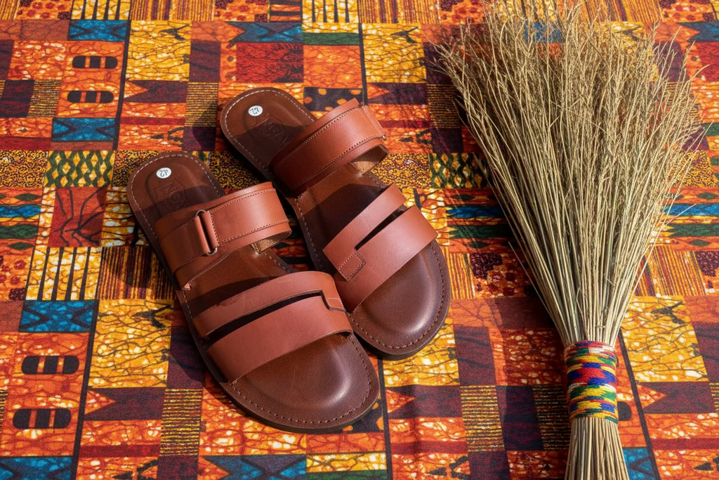Kawseera Duoluce – Men's Handcrafted Leather Moroccan Sandals