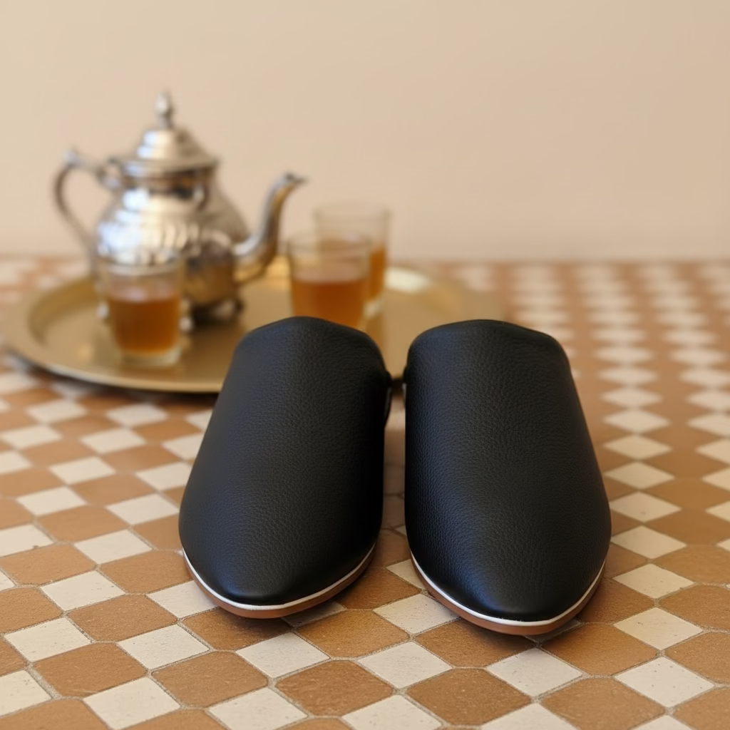 Auraline — Leather Babouches