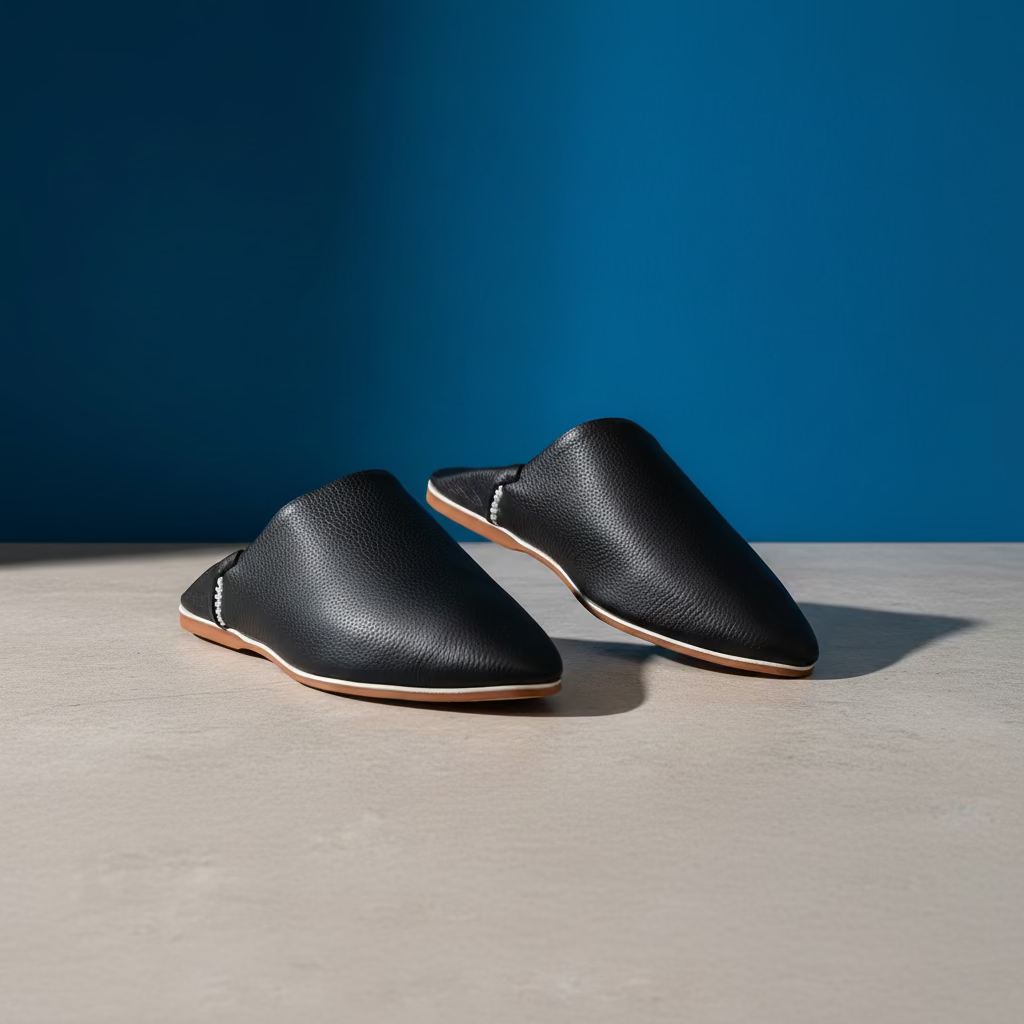 Auraline — Leather Babouches