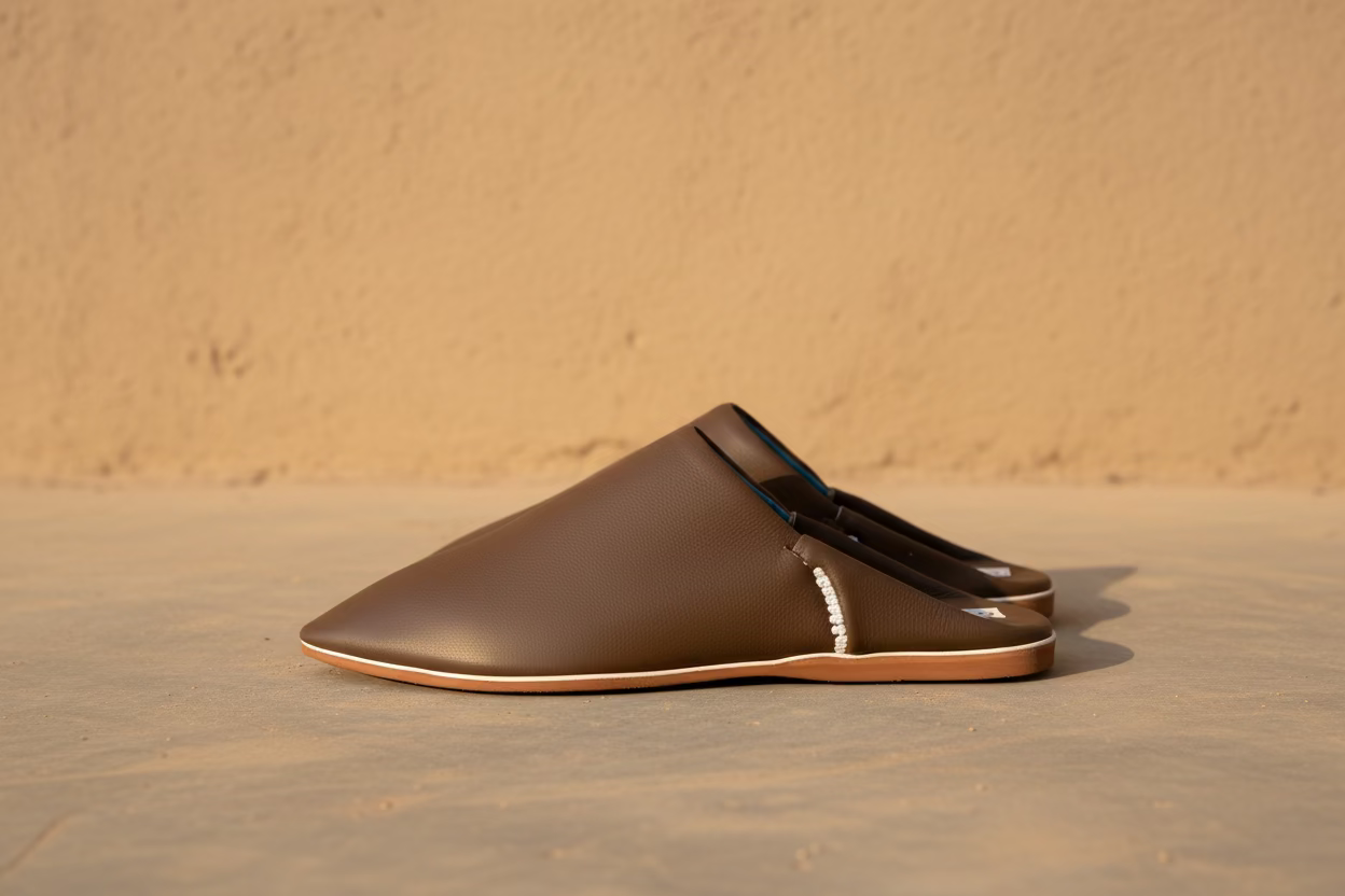 Auraline — Leather Babouches