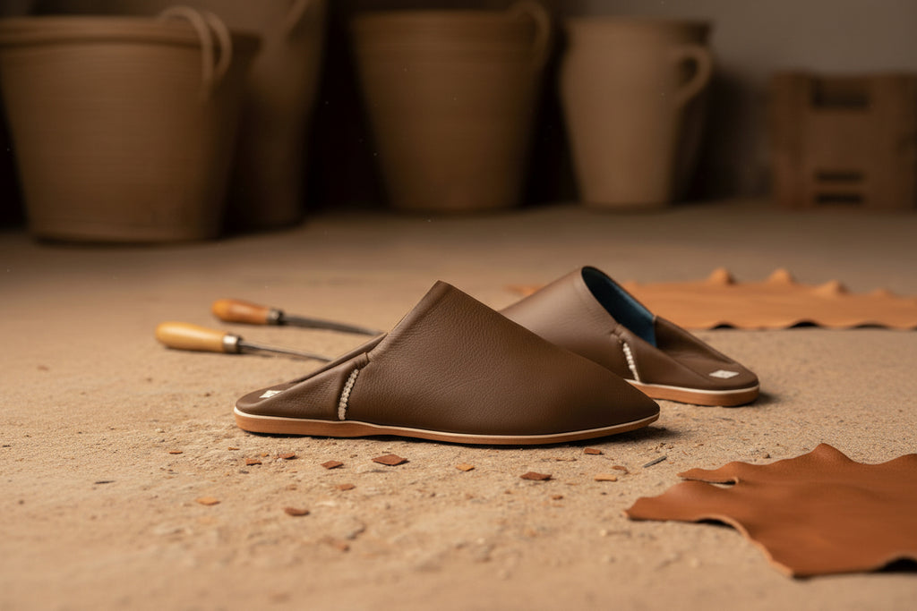 Auraline — Leather Babouches