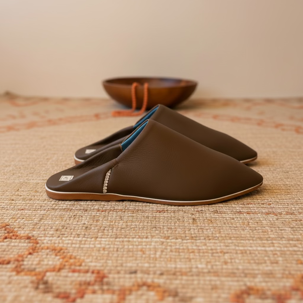 Auraline — Leather Babouches