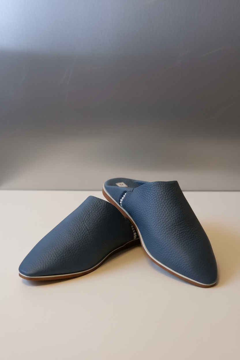 Auraline — Leather Babouches