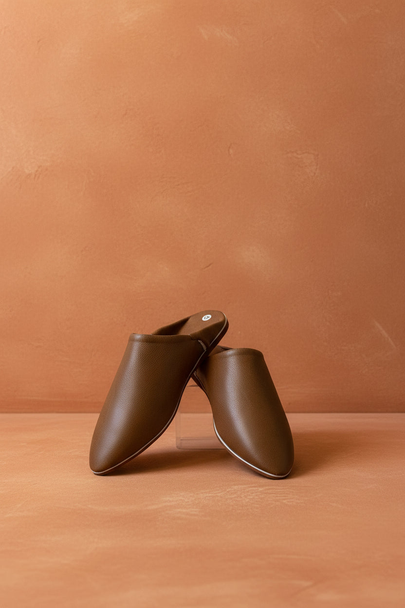 Auraline — Leather Babouches
