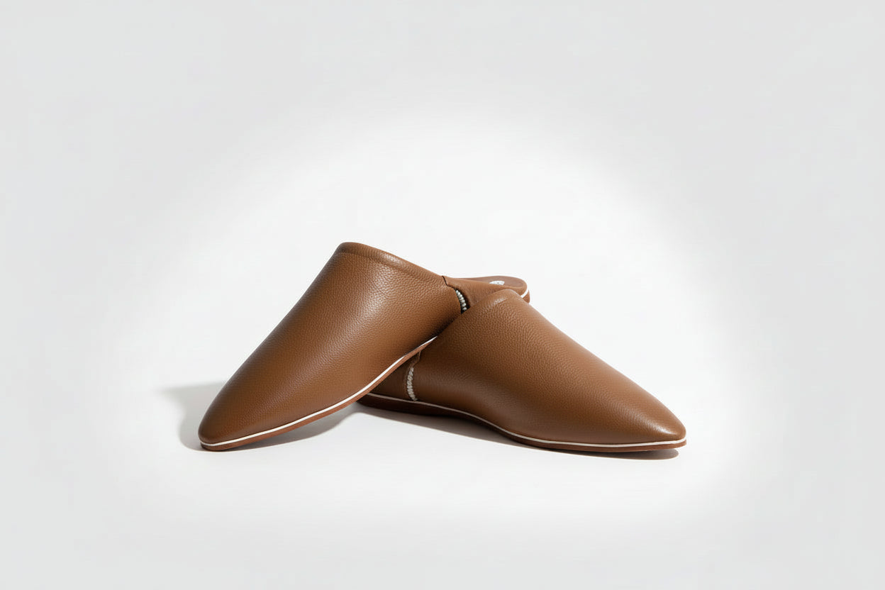 Auraline — Leather Babouches