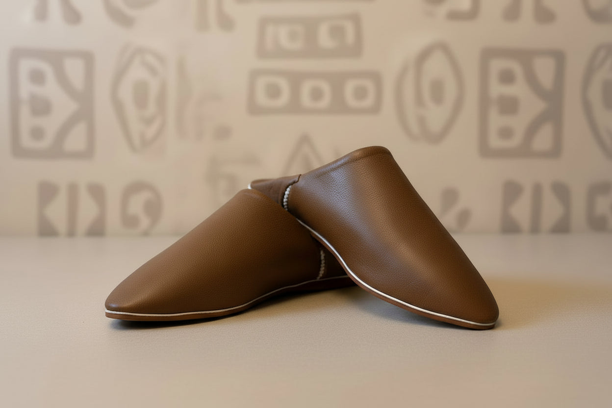 Auraline — Leather Babouches