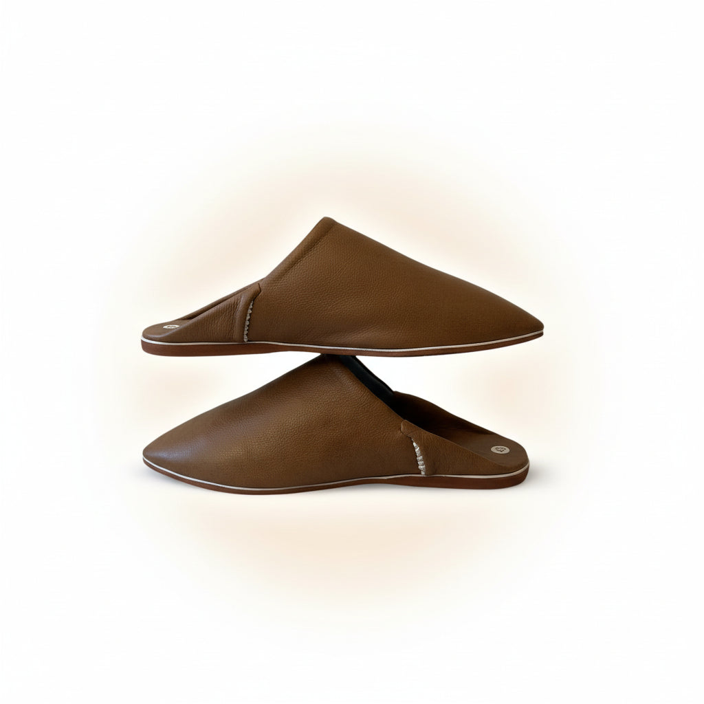 Auraline — Leather Babouches