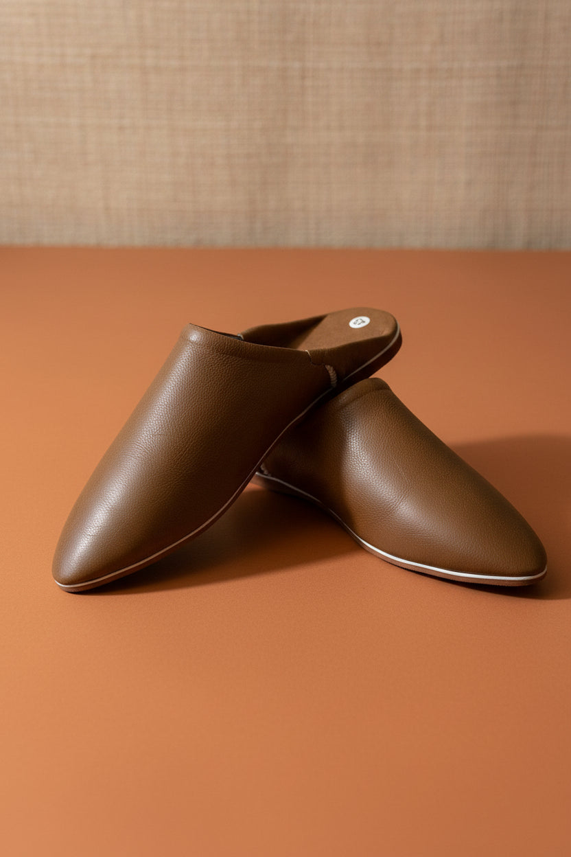 Auraline — Leather Babouches