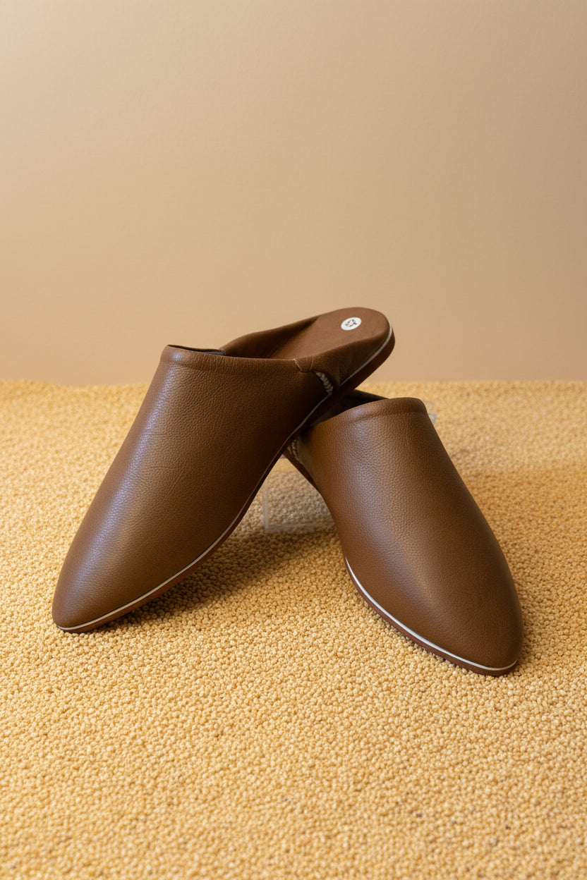 Auraline — Leather Babouches
