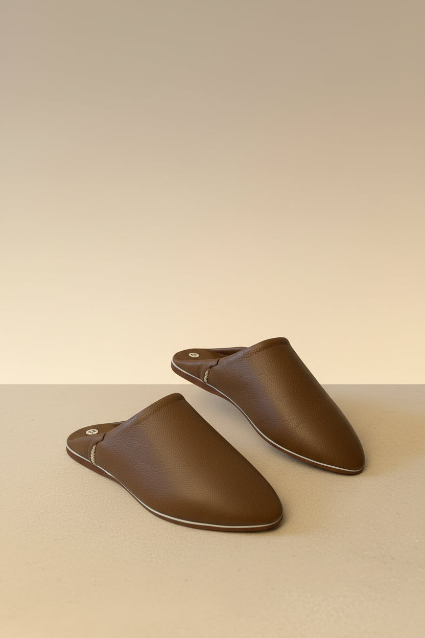 Auraline — Leather Babouches