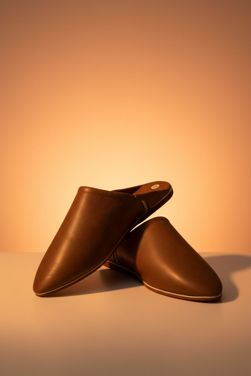 Auraline — Leather Babouches