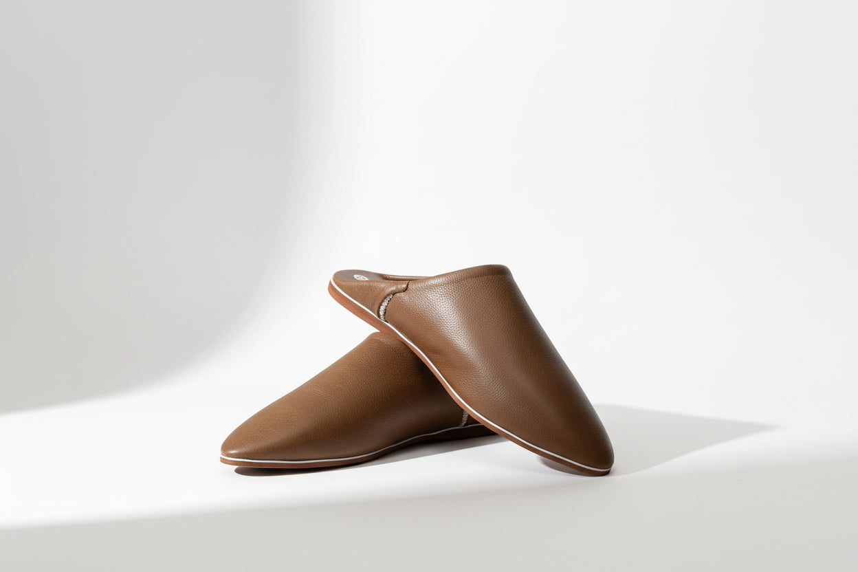 Auraline — Leather Babouches