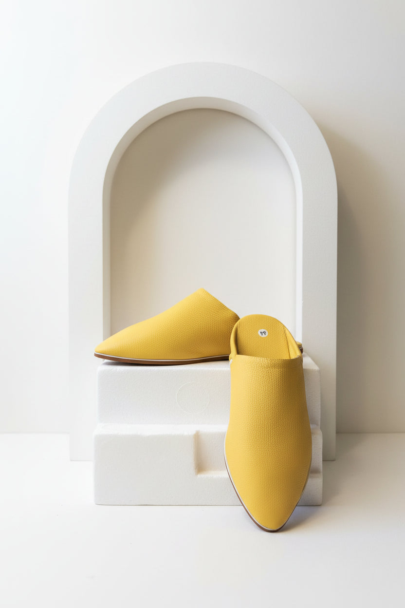 Auraline — Leather Babouches
