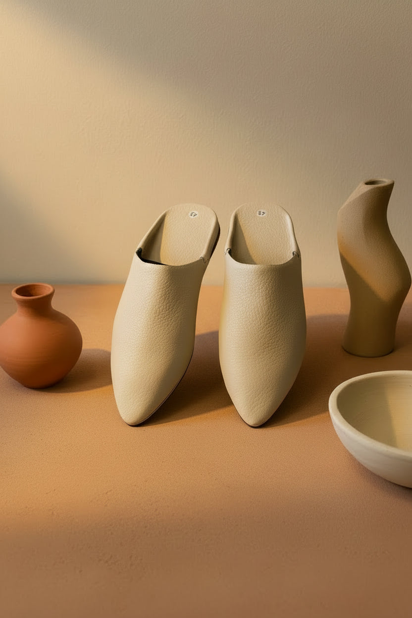 Auraline — Leather Babouches