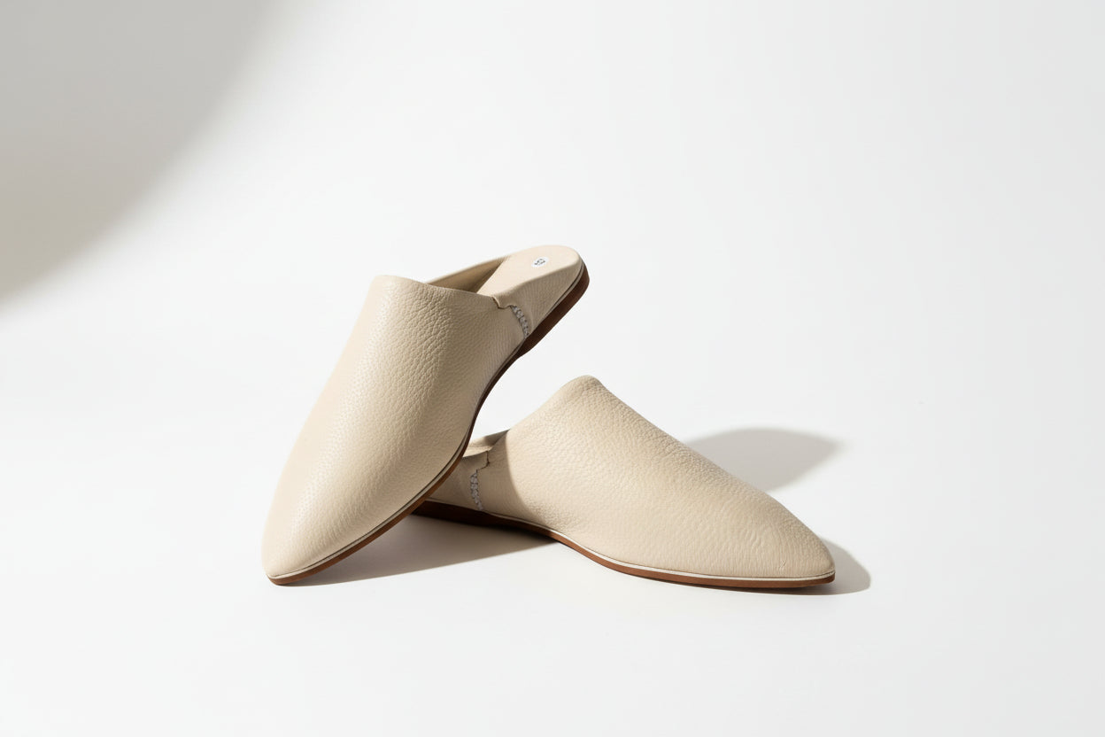 Auraline — Leather Babouches