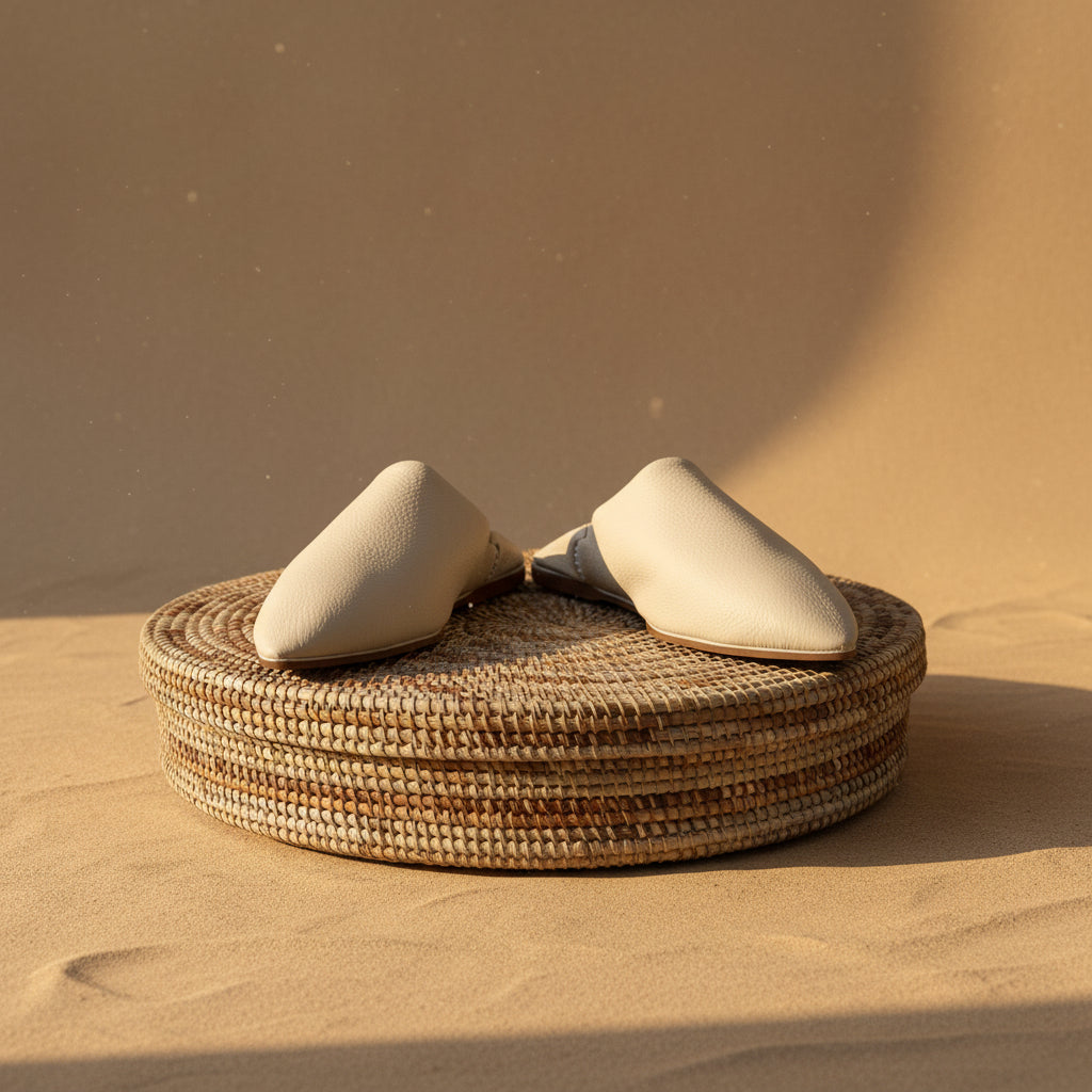 Auraline — Leather Babouches
