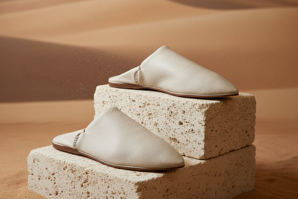 Auraline — Leather Babouches