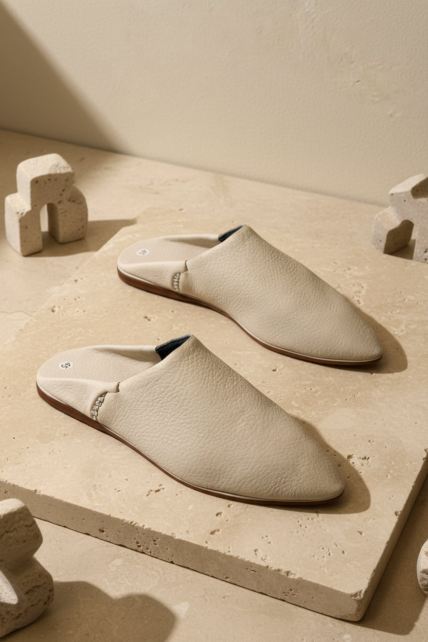 Auraline — Leather Babouches