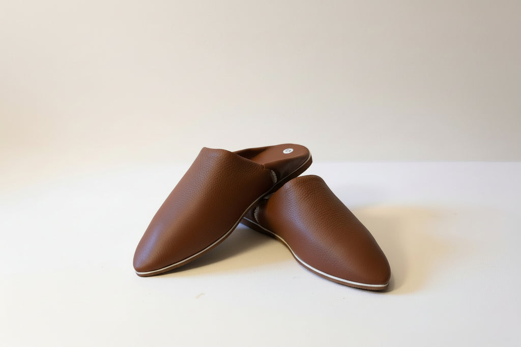 Auraline — Leather Babouches