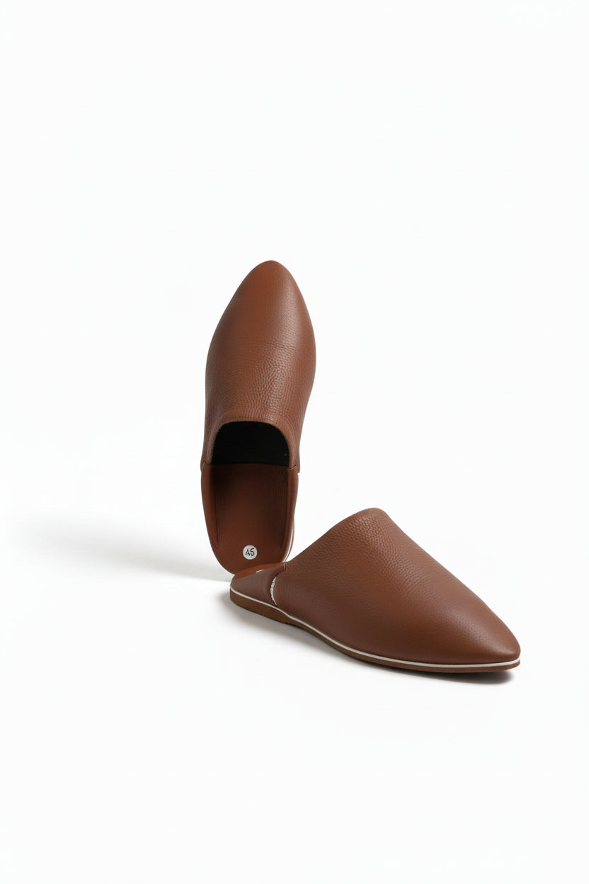Auraline — Leather Babouches