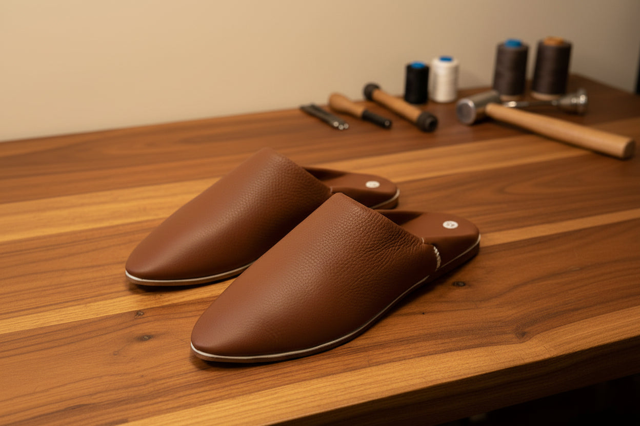 Auraline — Leather Babouches