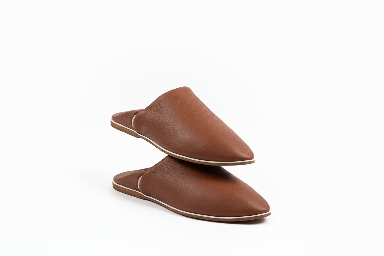 Auraline — Leather Babouches