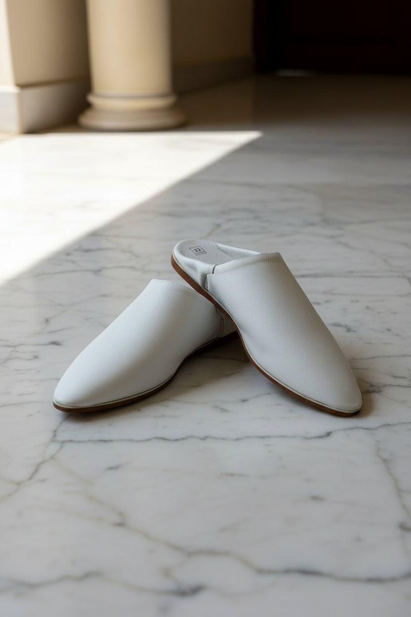Auraline — Leather Babouches