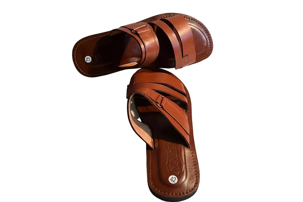 Kawseera Duoluce – Men's Handcrafted Leather Moroccan Sandals